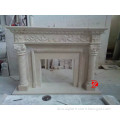 Natural Stone Pillar French Pillar Fireplace Mantels